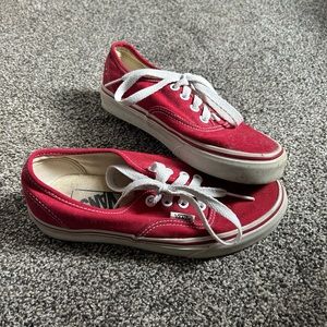 Red Vans